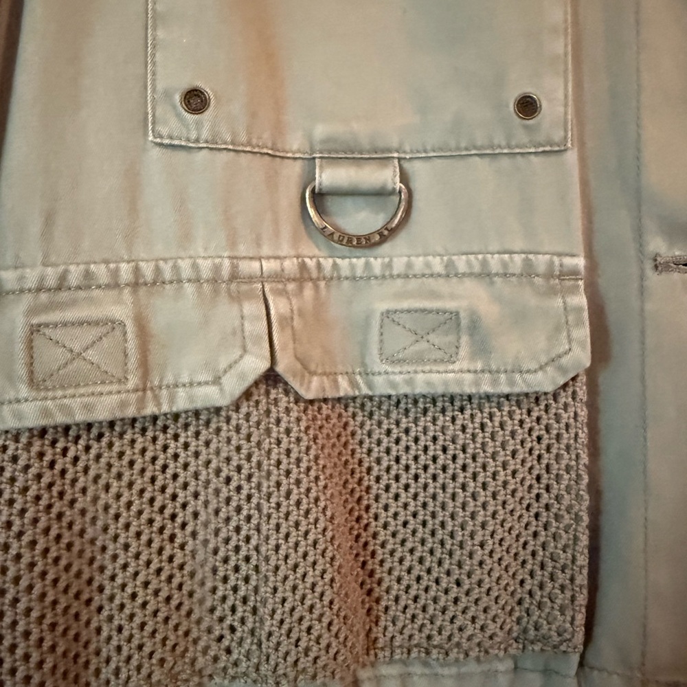 Ralph Lauren Vintage Women’s Green Safari Military Utility Jacket Size S - Picture 4 of 8